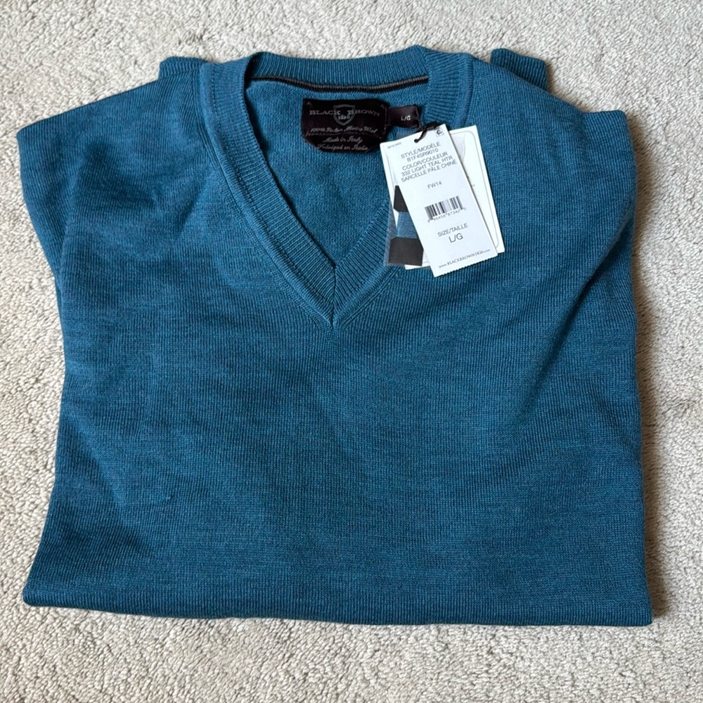 Italian made 100% Merino Wool sweater